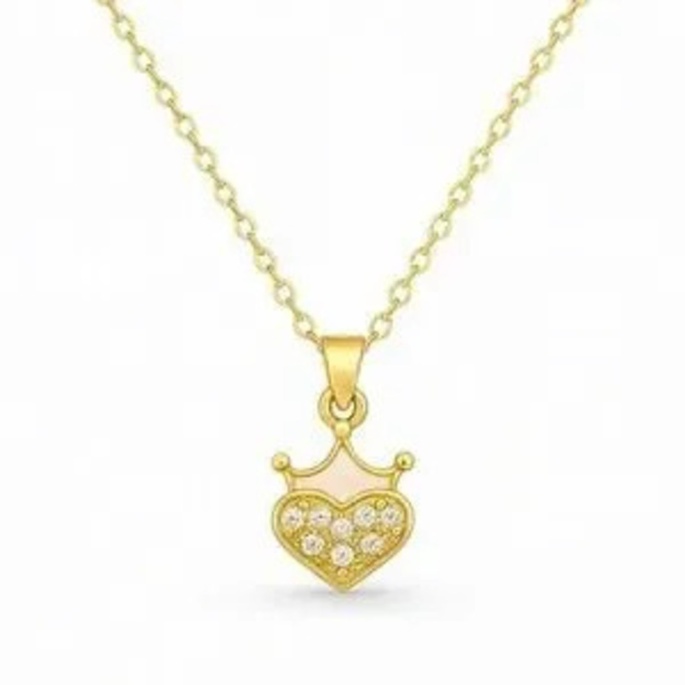Gold Heart Pendant Necklace